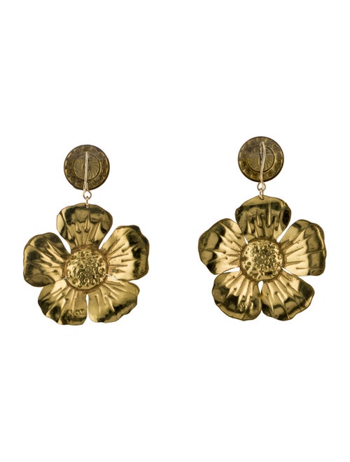 LOVA by VL Big Flower Drop Earrings