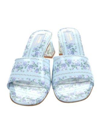 Loveshackfancy X Larroude Patent Leather Slides