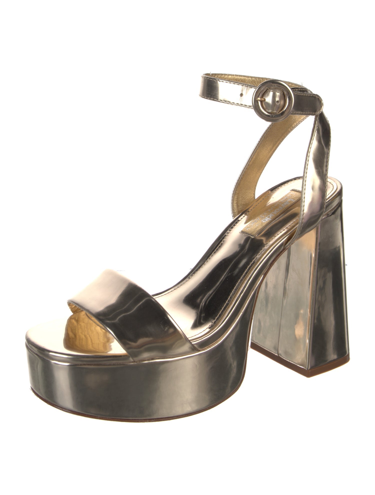 Loveshackfancy X Larroude Patent Leather Sandals