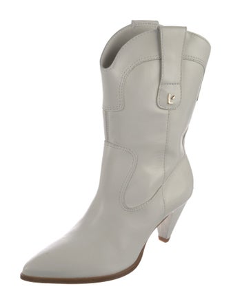 Loveshackfancy X Larroude Leather Western Boots