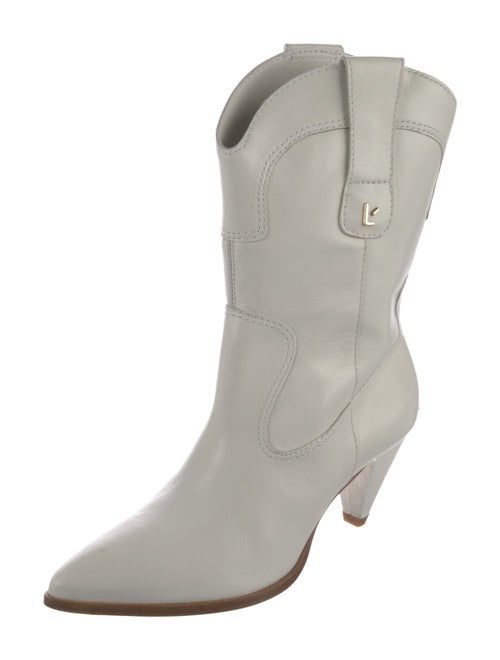 Loveshackfancy X Larroude Leather Western Boots