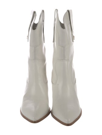 Loveshackfancy X Larroude Leather Western Boots