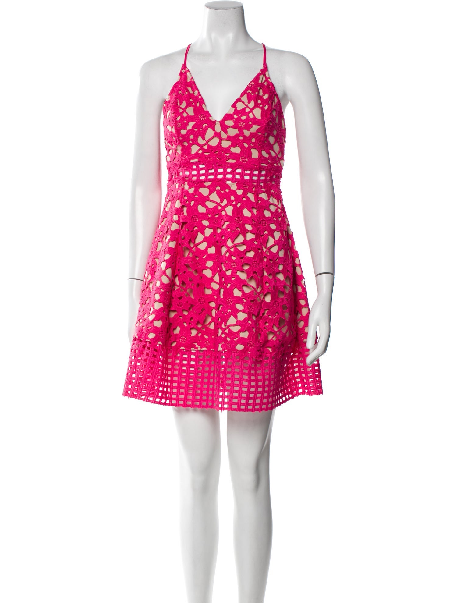 Lovers + Friends Lace Pattern Mini Dress