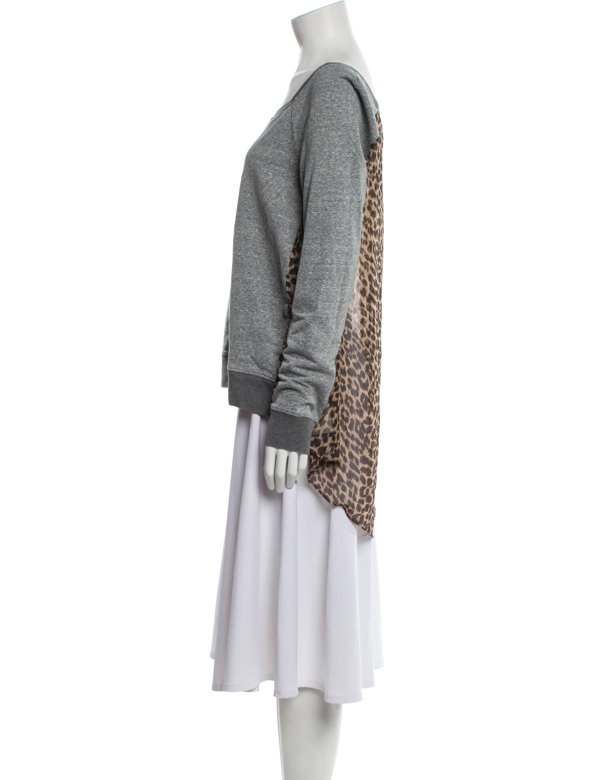 Love Zoey Bateau Neckline Long Sleeve Sweatshirt