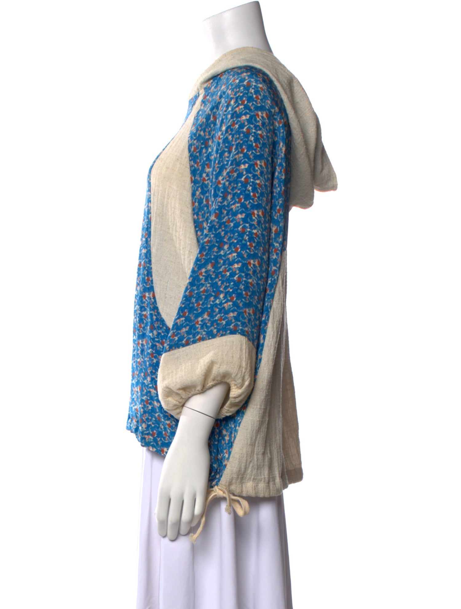 Love Zoey Silk Printed Blouse