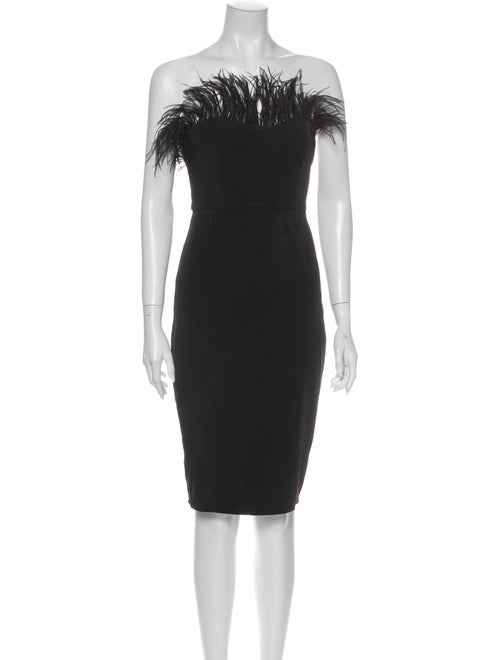 LPA Strapless Mini Dress Black