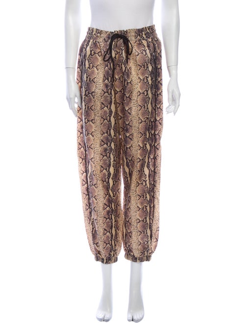 LPA Animal Print Straight Leg Pants