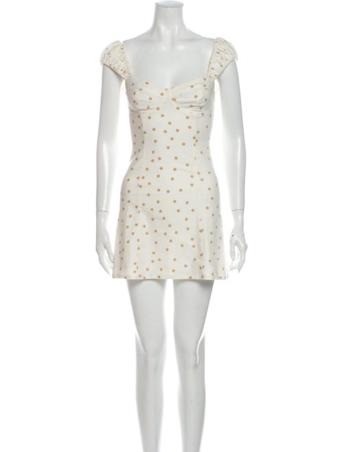 LPA Polka Dot Print Mini Dress
