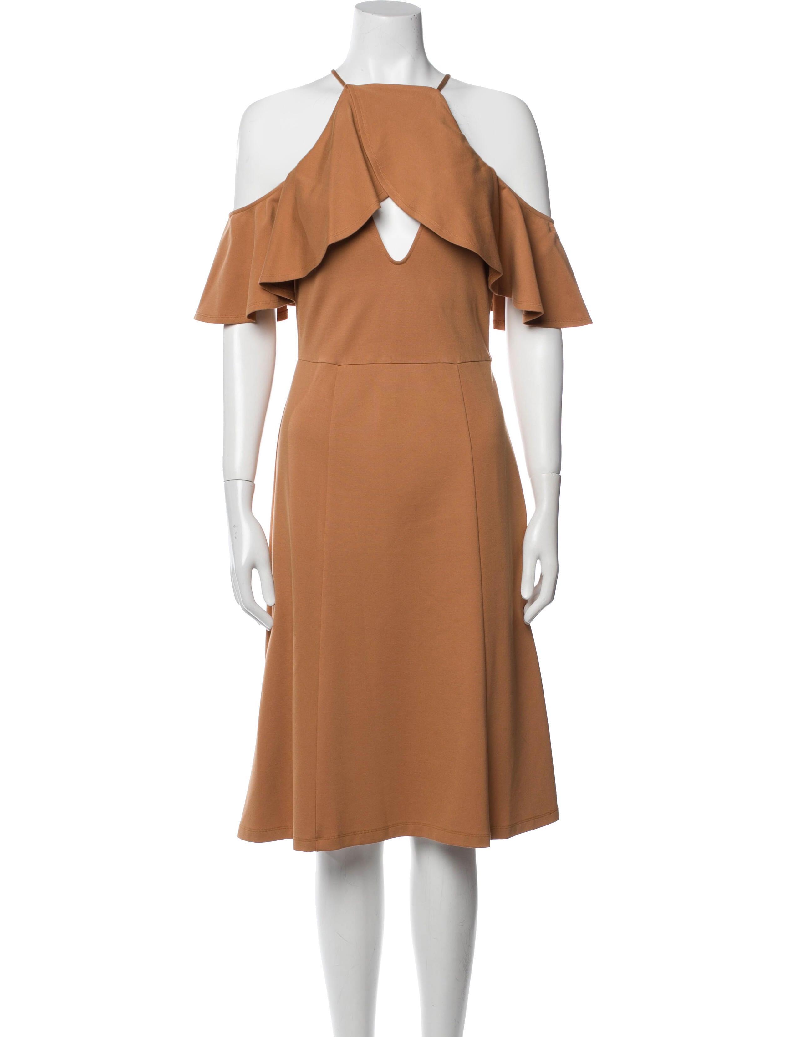 LPA Off-The-Shoulder Midi Length Dress