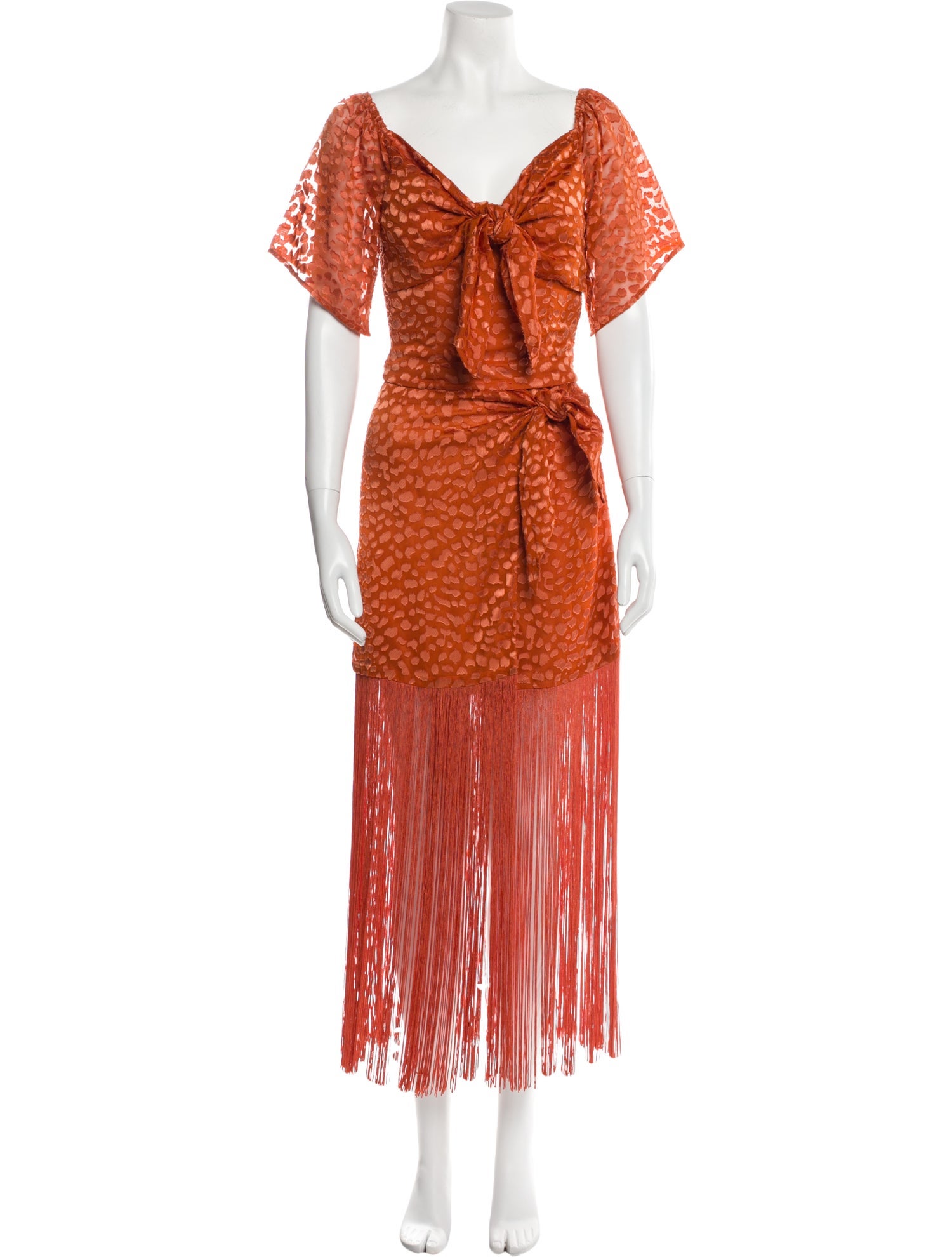 Polka Dot Top & Pleated Skirt Set main image 0