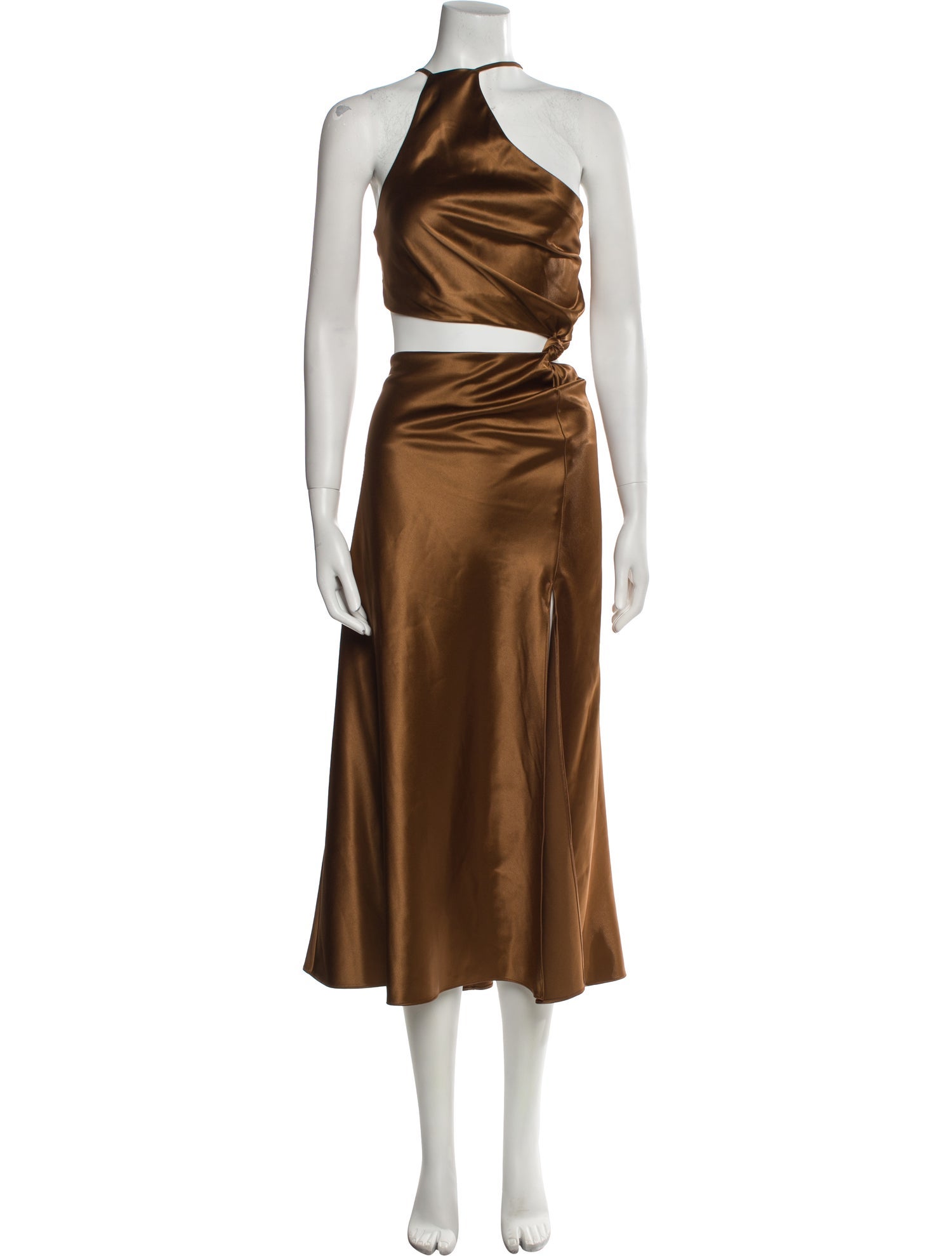 LPA One-Shoulder Midi Length Dress