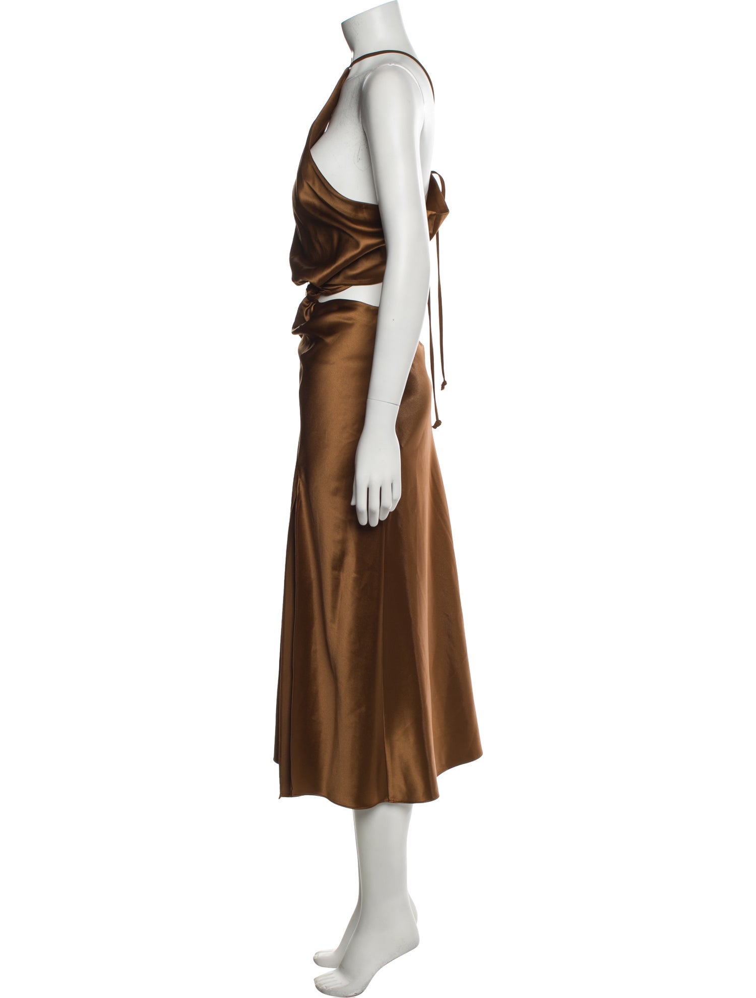 LPA One-Shoulder Midi Length Dress