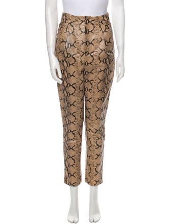 LPA Leather Straight Leg Pants