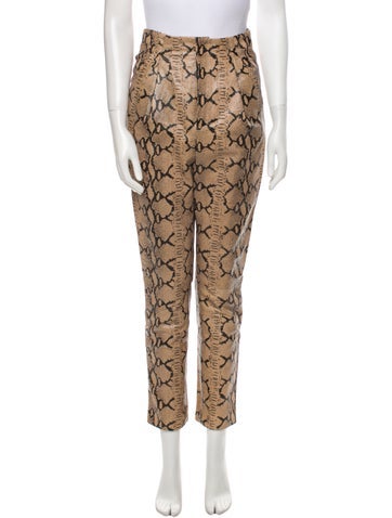 LPA Pants Leather Straight Leg XS