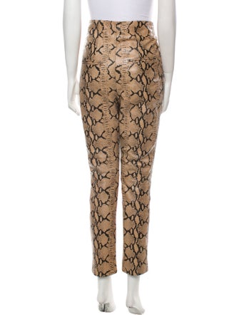 LPA Leather Straight Leg Pants