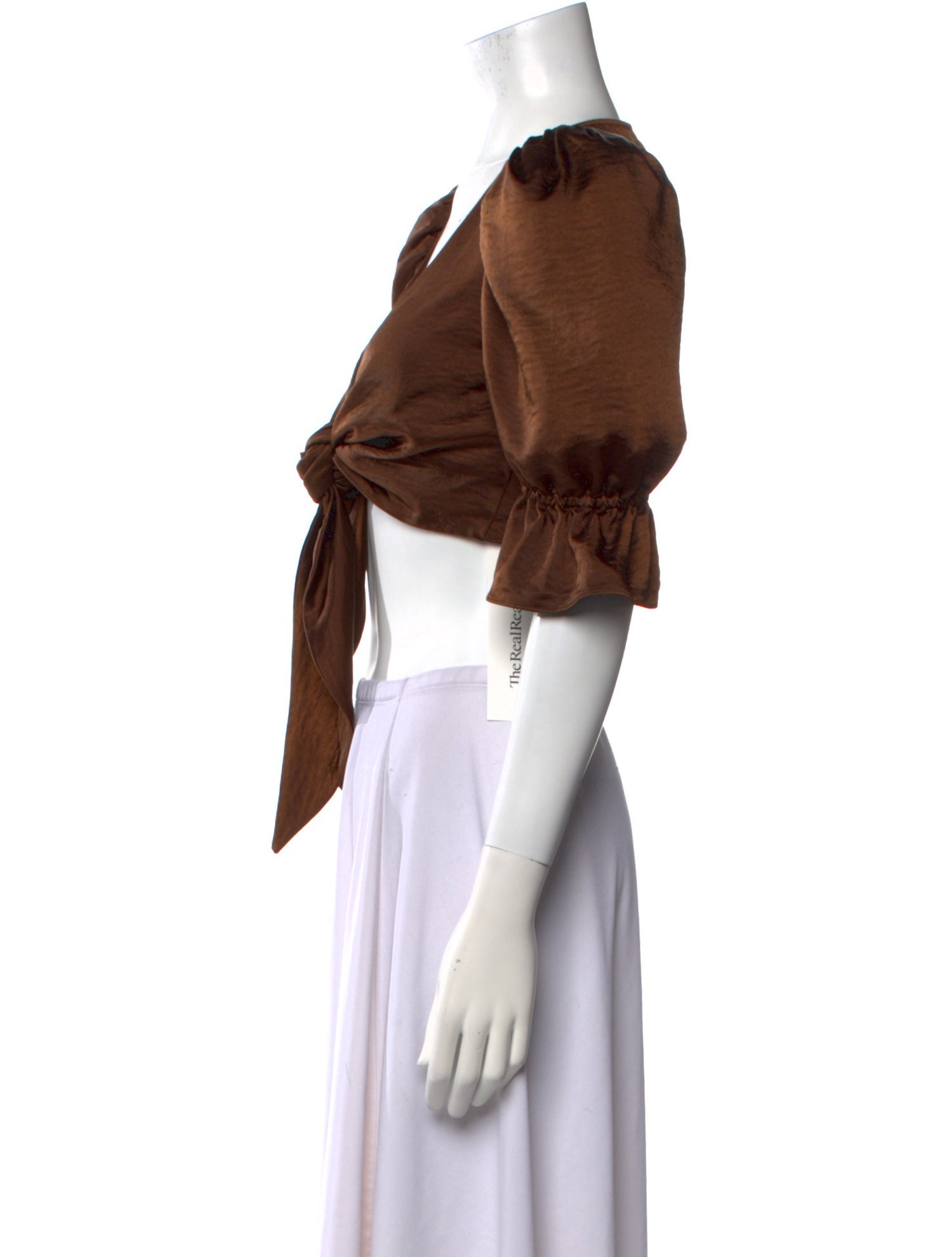 LPA V-Neck Short Sleeve Crop Top