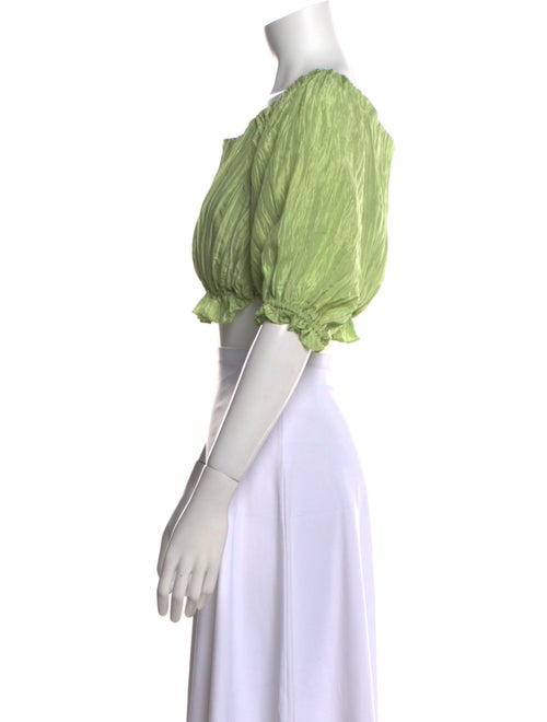 LPA Off-The-Shoulder Short Sleeve Crop Top