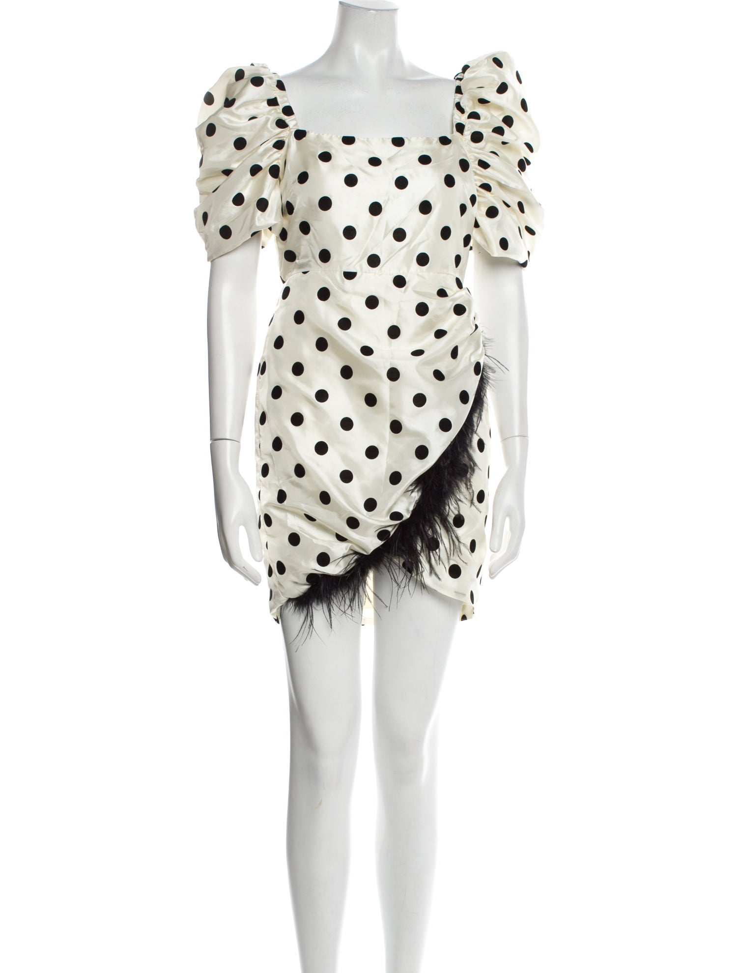 LPA Polka Dot Print Mini Dress