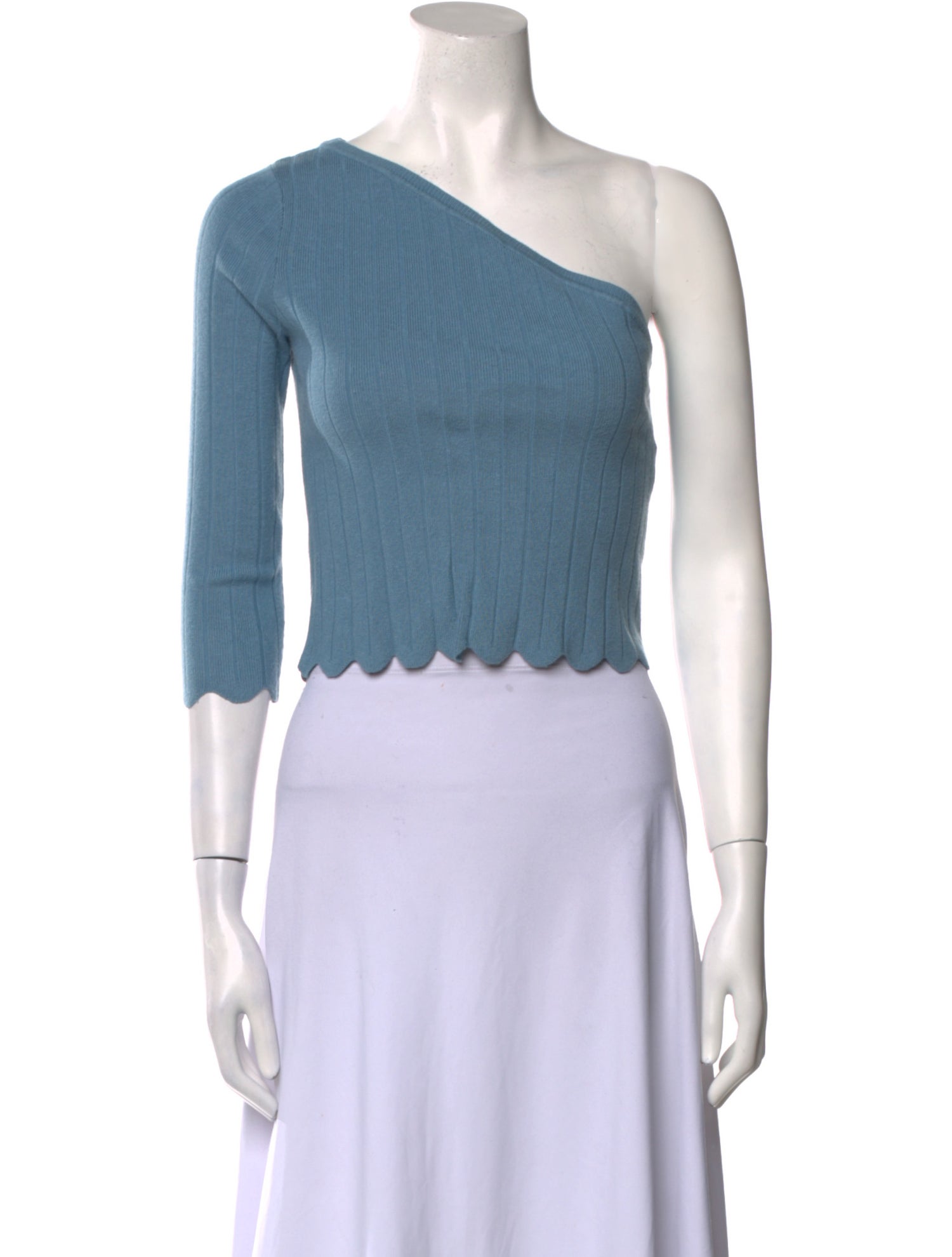 LPA One-Shoulder Short Sleeve Crop Top