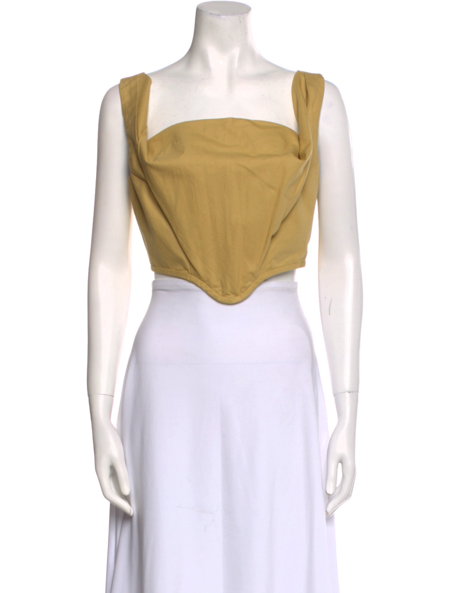 LPA Square Neckline Sleeveless Crop Top