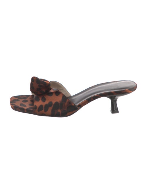 LPA Satin Animal Print Slides