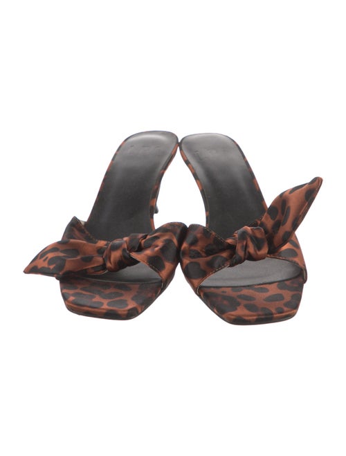 LPA Satin Animal Print Slides