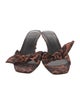 LPA Satin Animal Print Slides