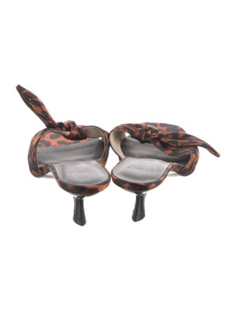 LPA Satin Animal Print Slides