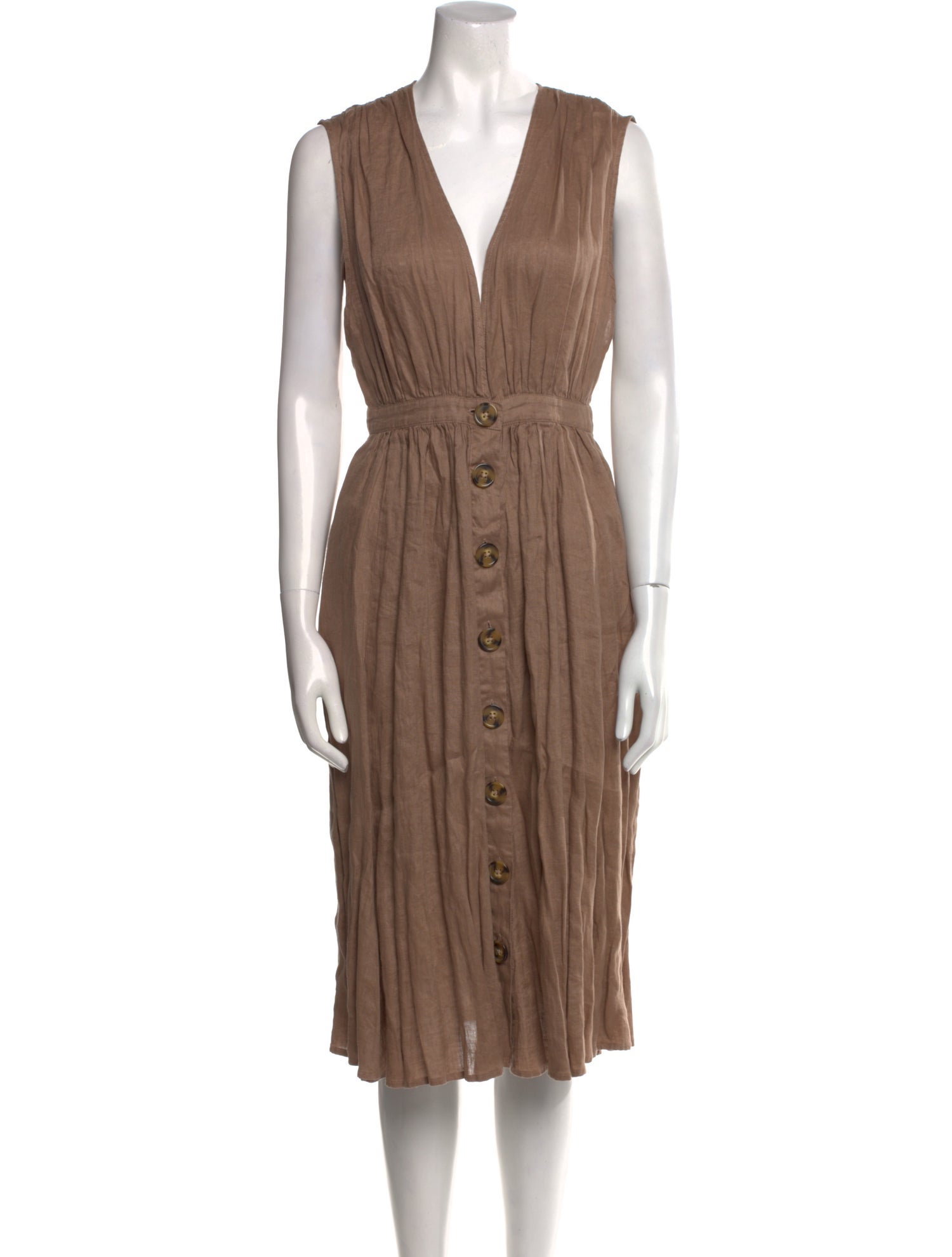 LPA Linen Midi Length Dress