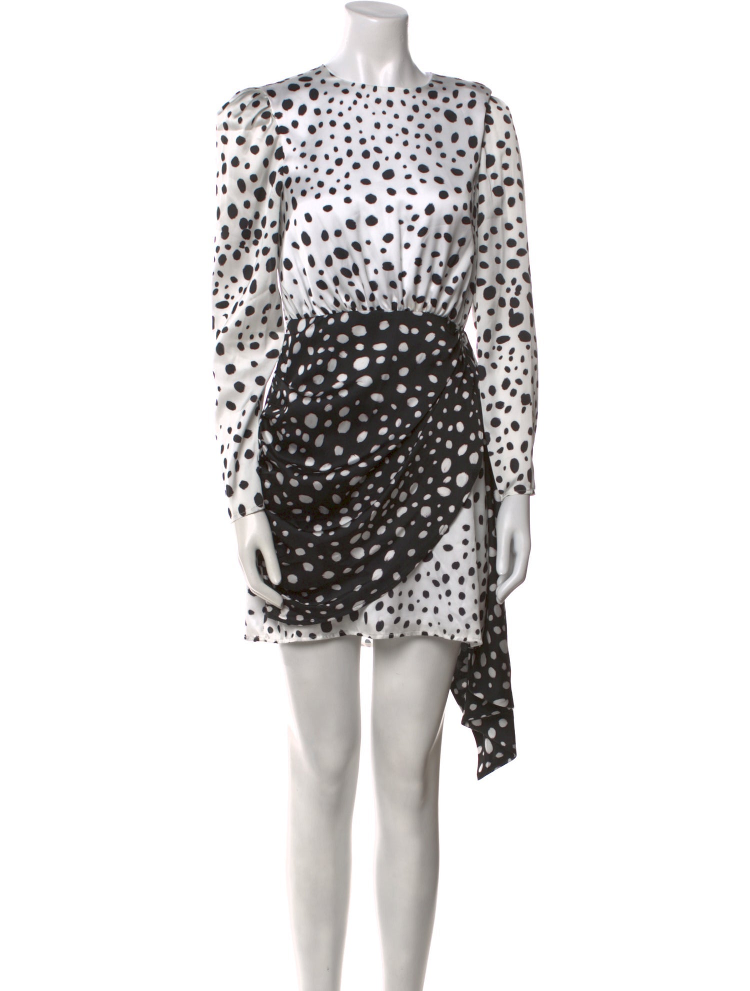 LPA Polka Dot Print Midi Length Dress