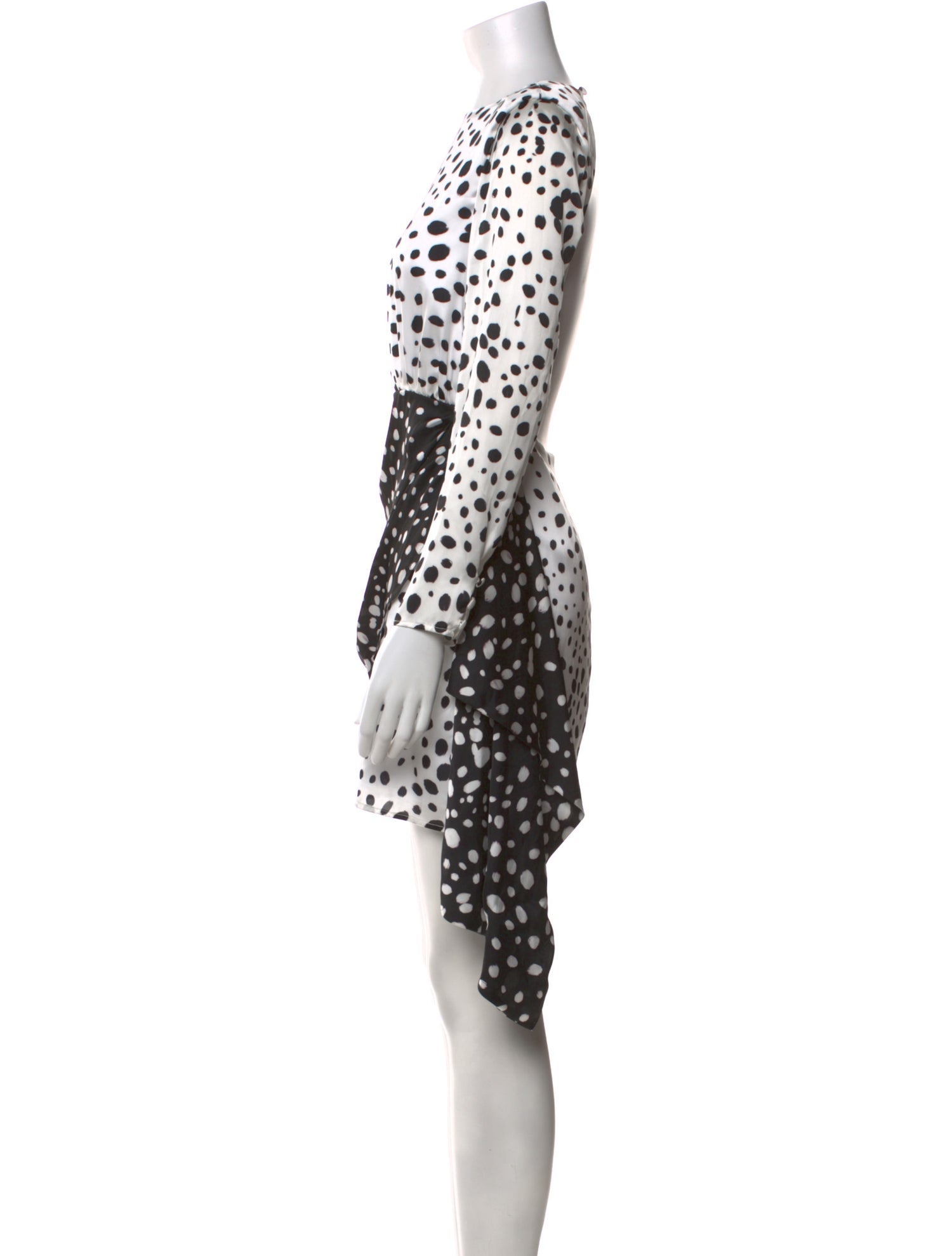 LPA Polka Dot Print Midi Length Dress