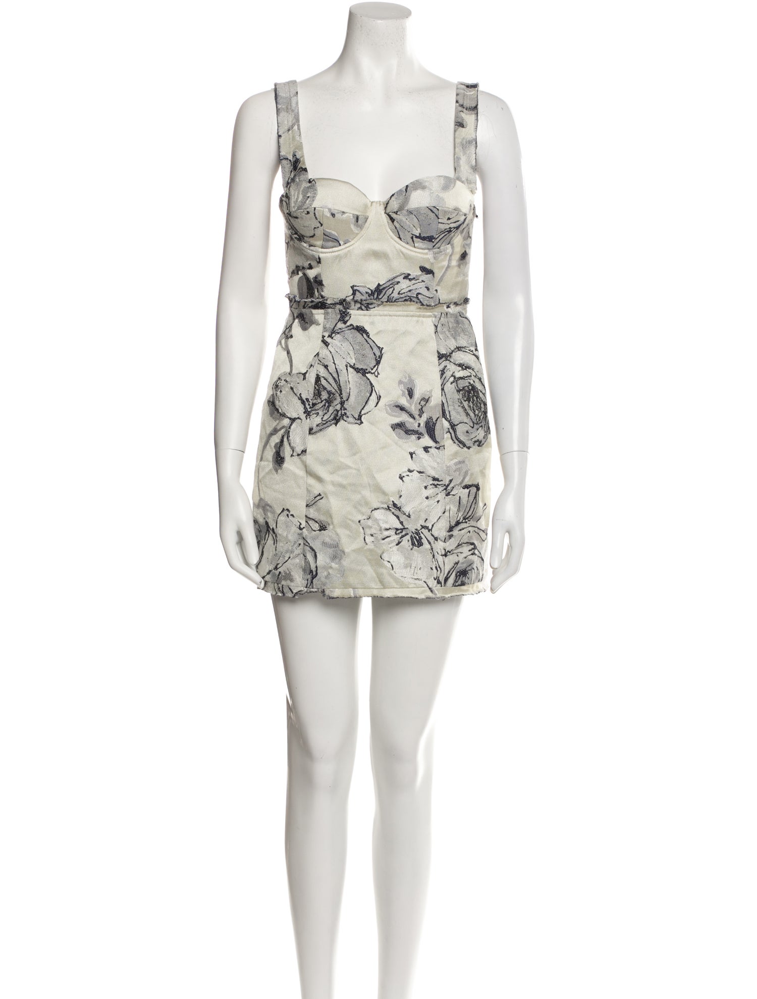 LPA Floral Print Mini Dress
