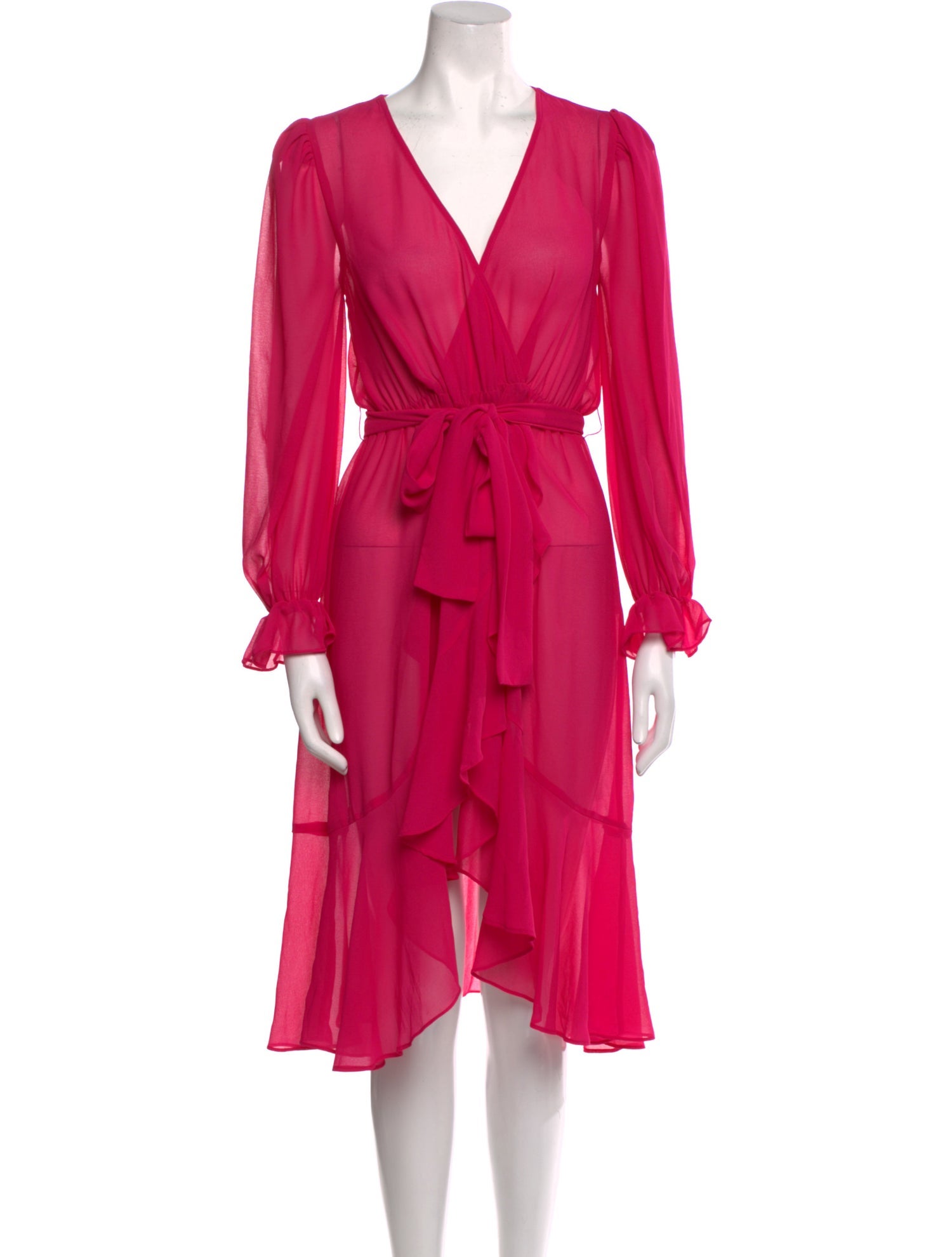 LPA V-Neck Knee-Length Dress