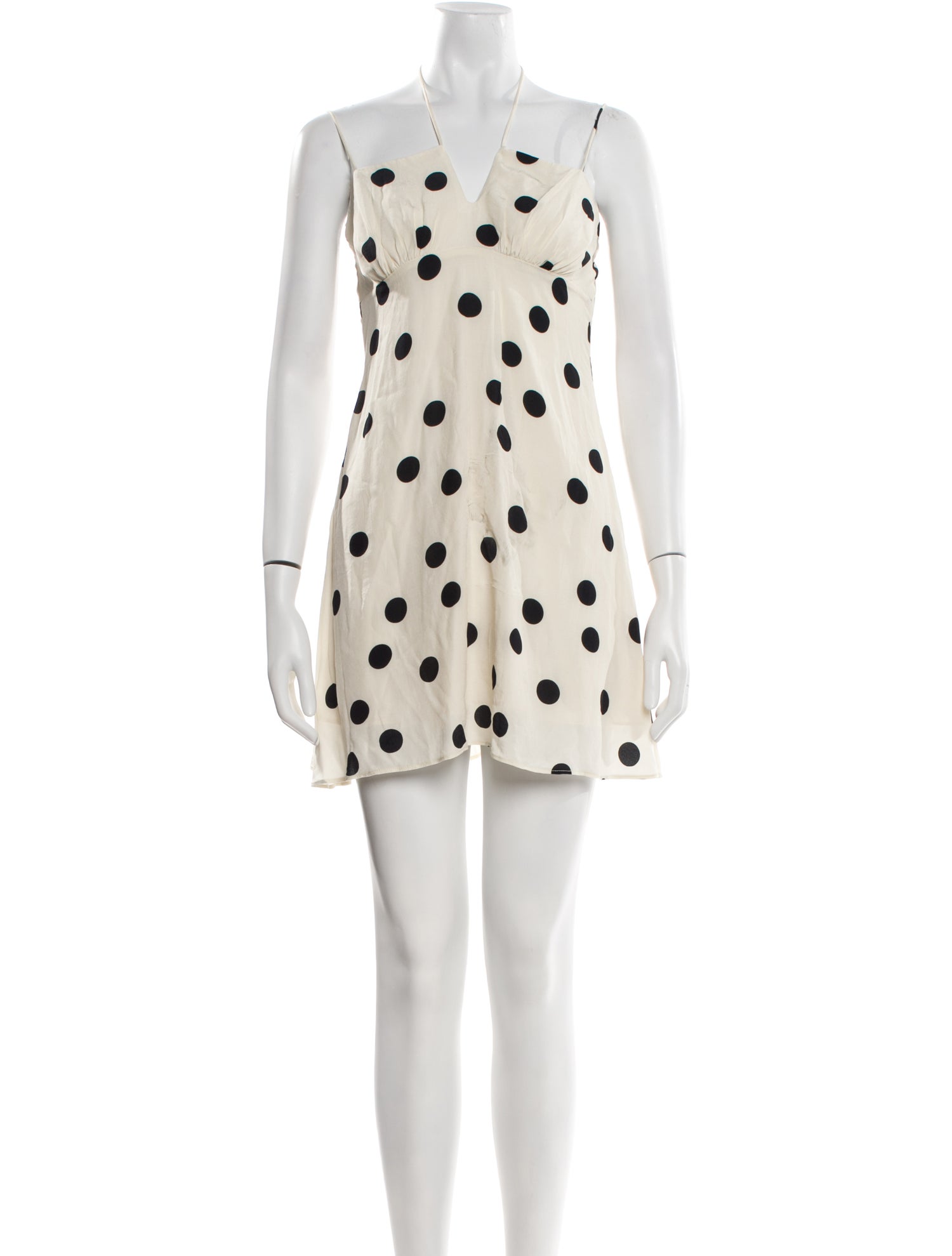 LPA Polka Dot Print Mini Dress
