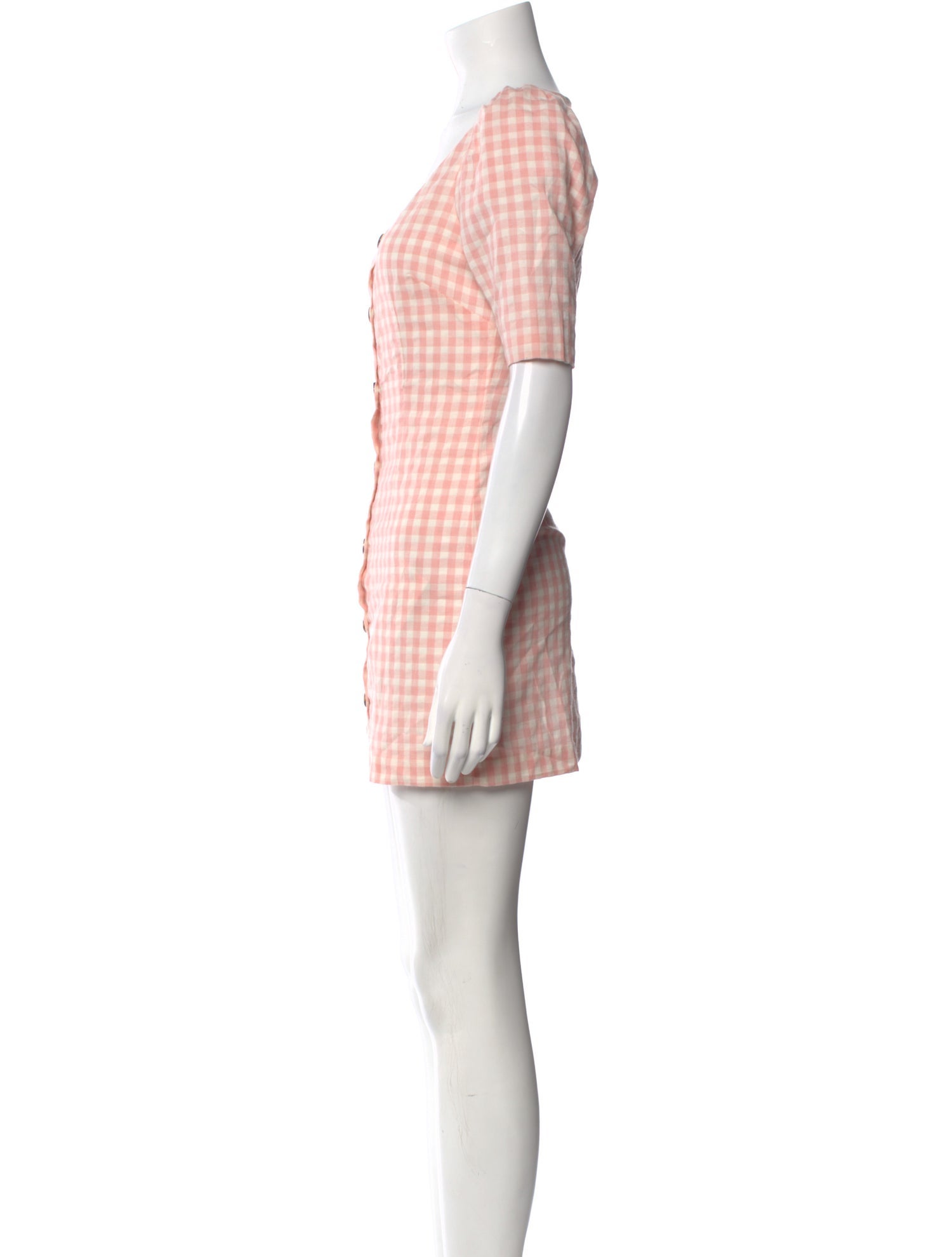 LPA Plaid Print Mini Dress