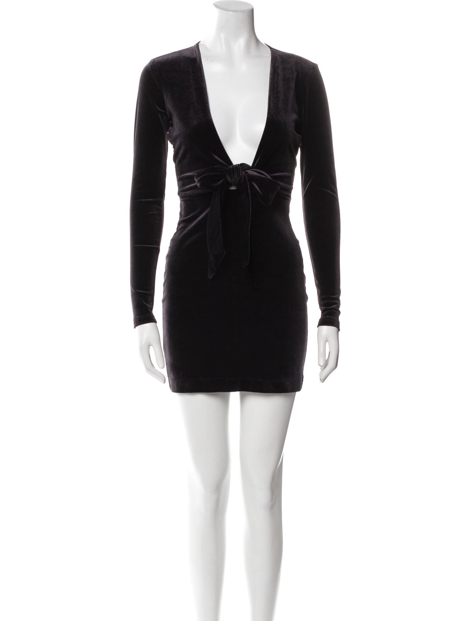 LPA Plunge Neckline Mini Dress