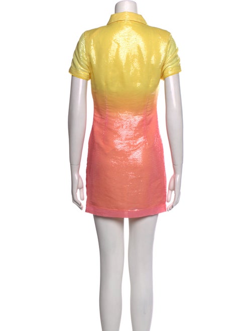 LPA Colorblock Pattern Mini Dress
