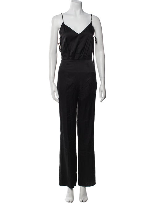 LPA Silk V-Neck Jumpsuit