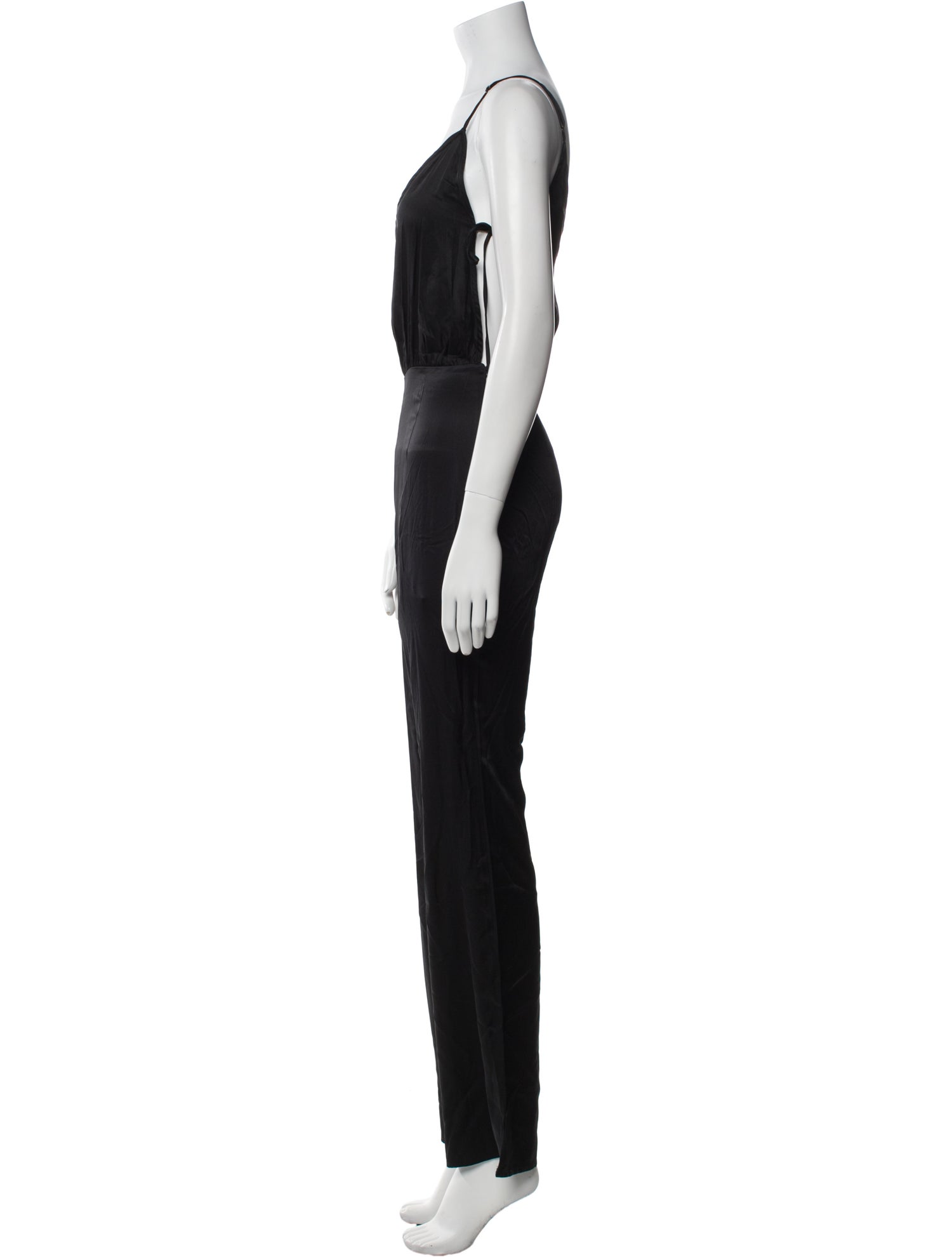 LPA Silk V-Neck Jumpsuit