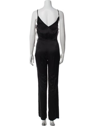 LPA Silk V-Neck Jumpsuit