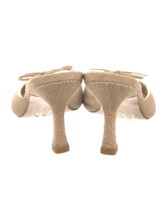 LPA Animal Print Bow Accents Mules