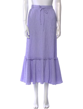 LPA Ruffle Embellishment Midi Length Skirt