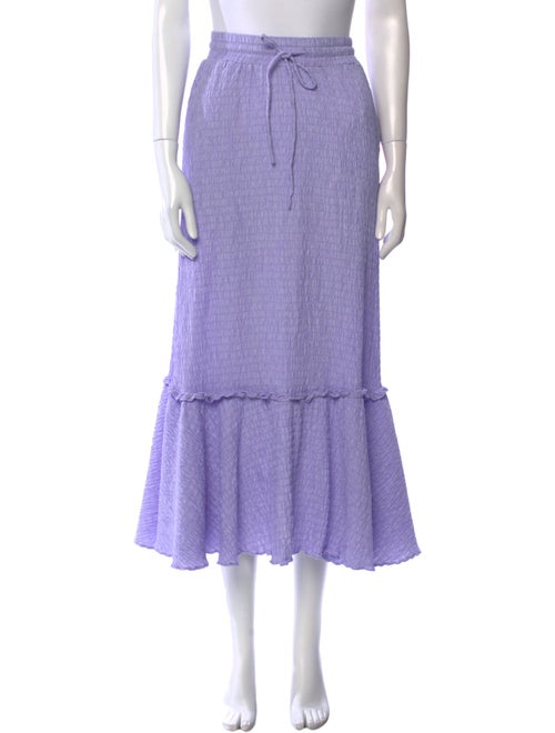 LPA Ruffle Embellishment Midi Length Skirt