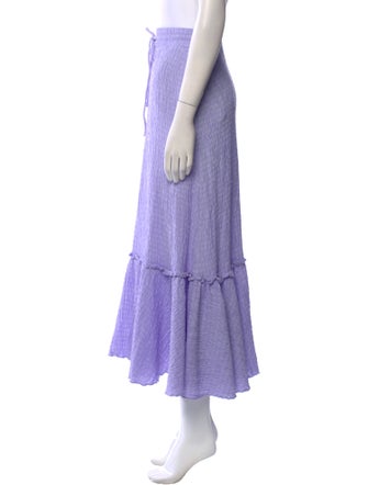 LPA Ruffle Embellishment Midi Length Skirt