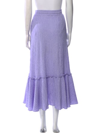 LPA Ruffle Embellishment Midi Length Skirt