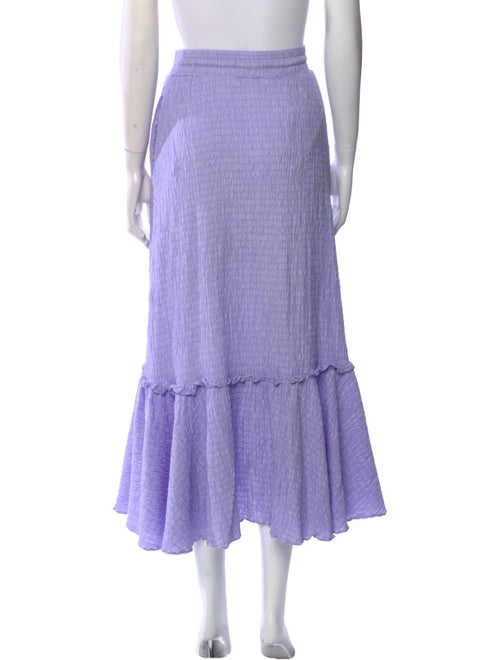 LPA Ruffle Embellishment Midi Length Skirt