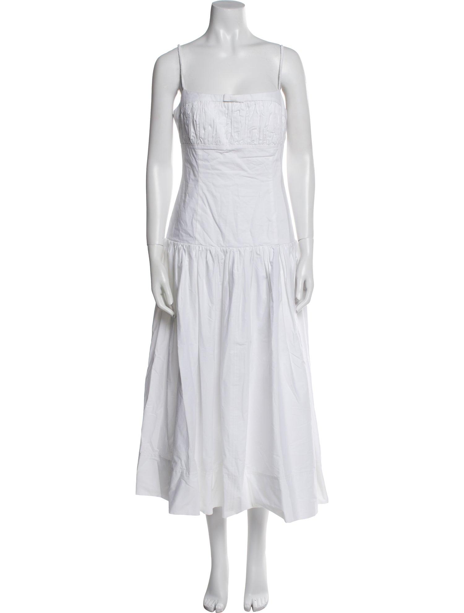 LPA Square Neckline Midi Length Dress