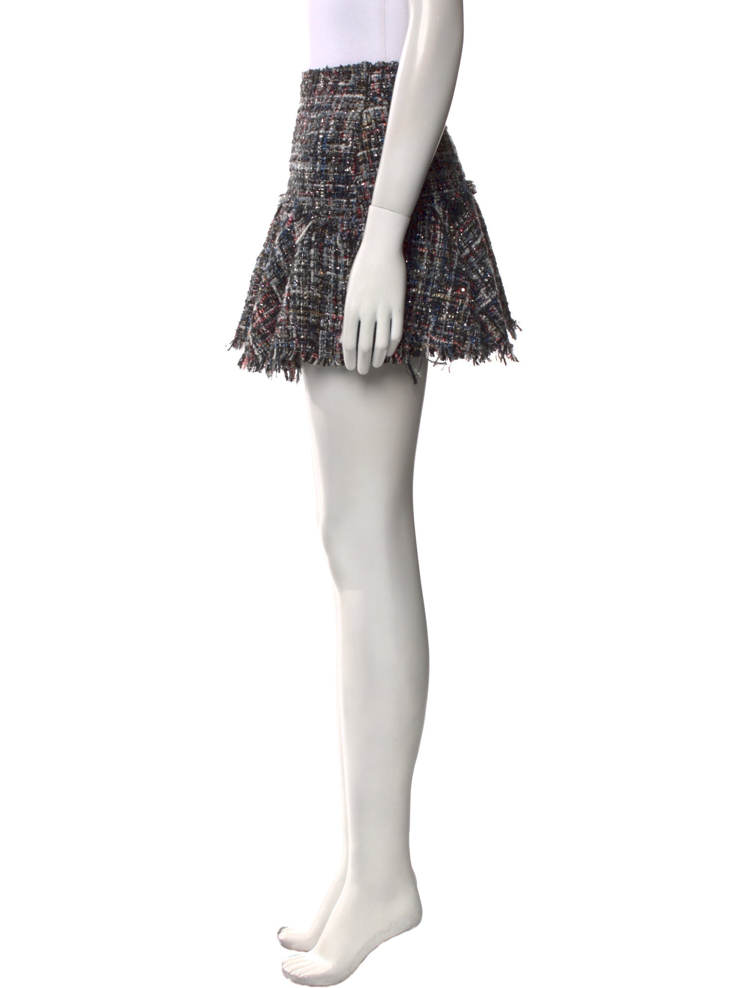 LPA Tweed Pattern Mini Skirt
