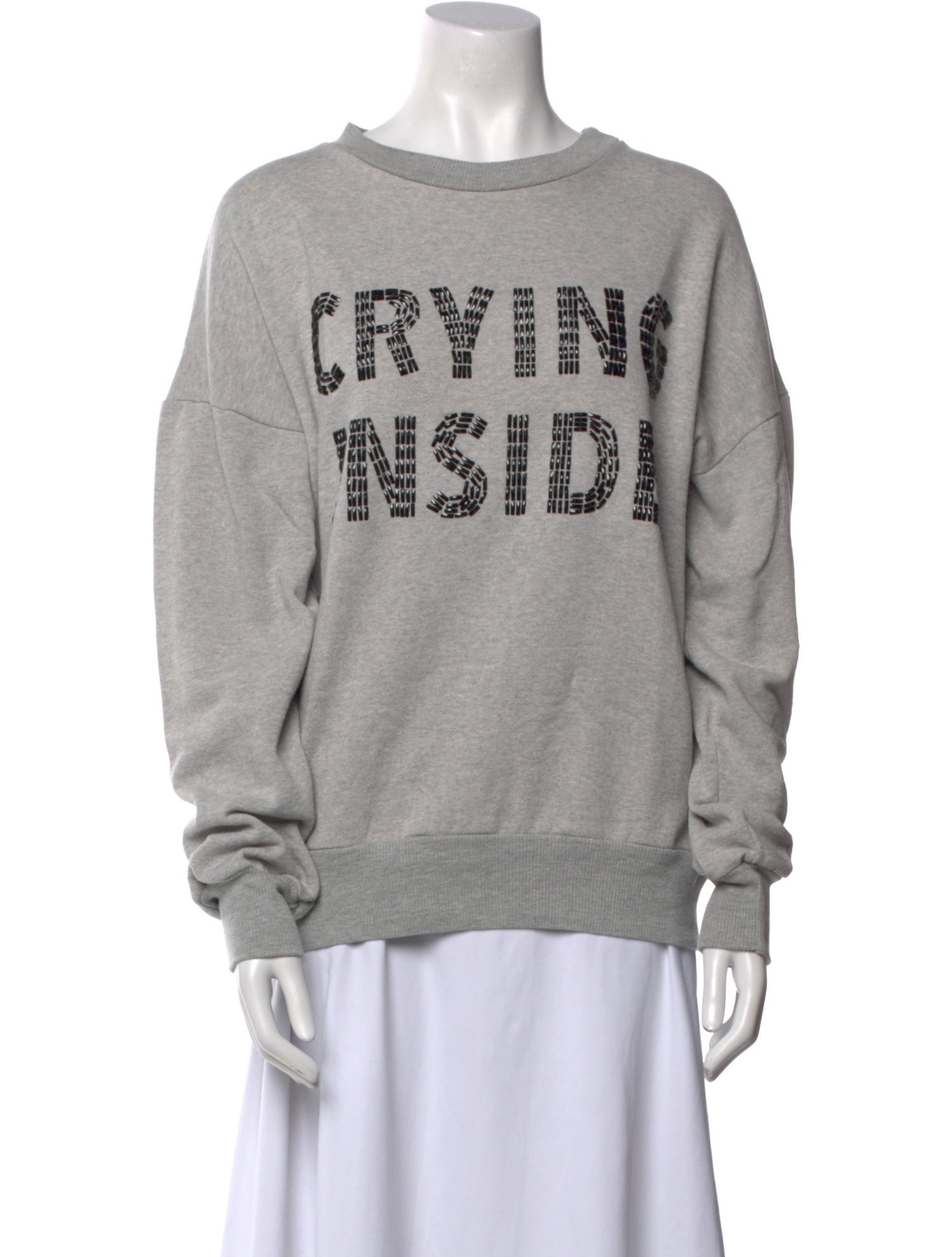 LPA Graphic Print Crew Neck Sweatshirt