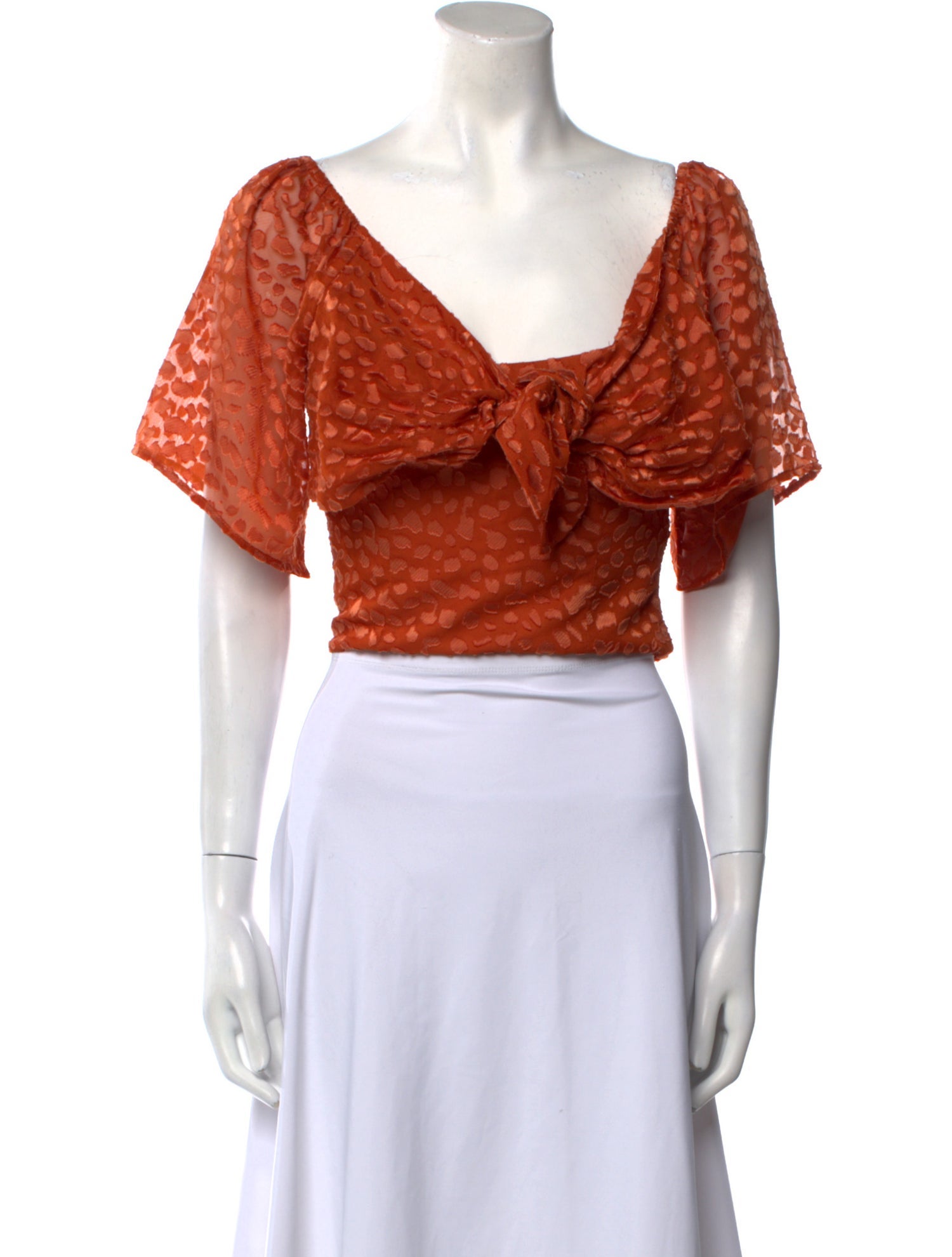 LPA V-Neck Short Sleeve Crop Top